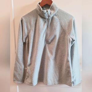 Eddie Bauer Fleece Half Zip Green Sz M